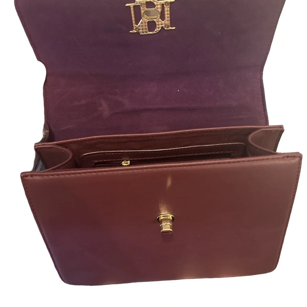 Badgley Mischka Burgundy Handbag-NWT